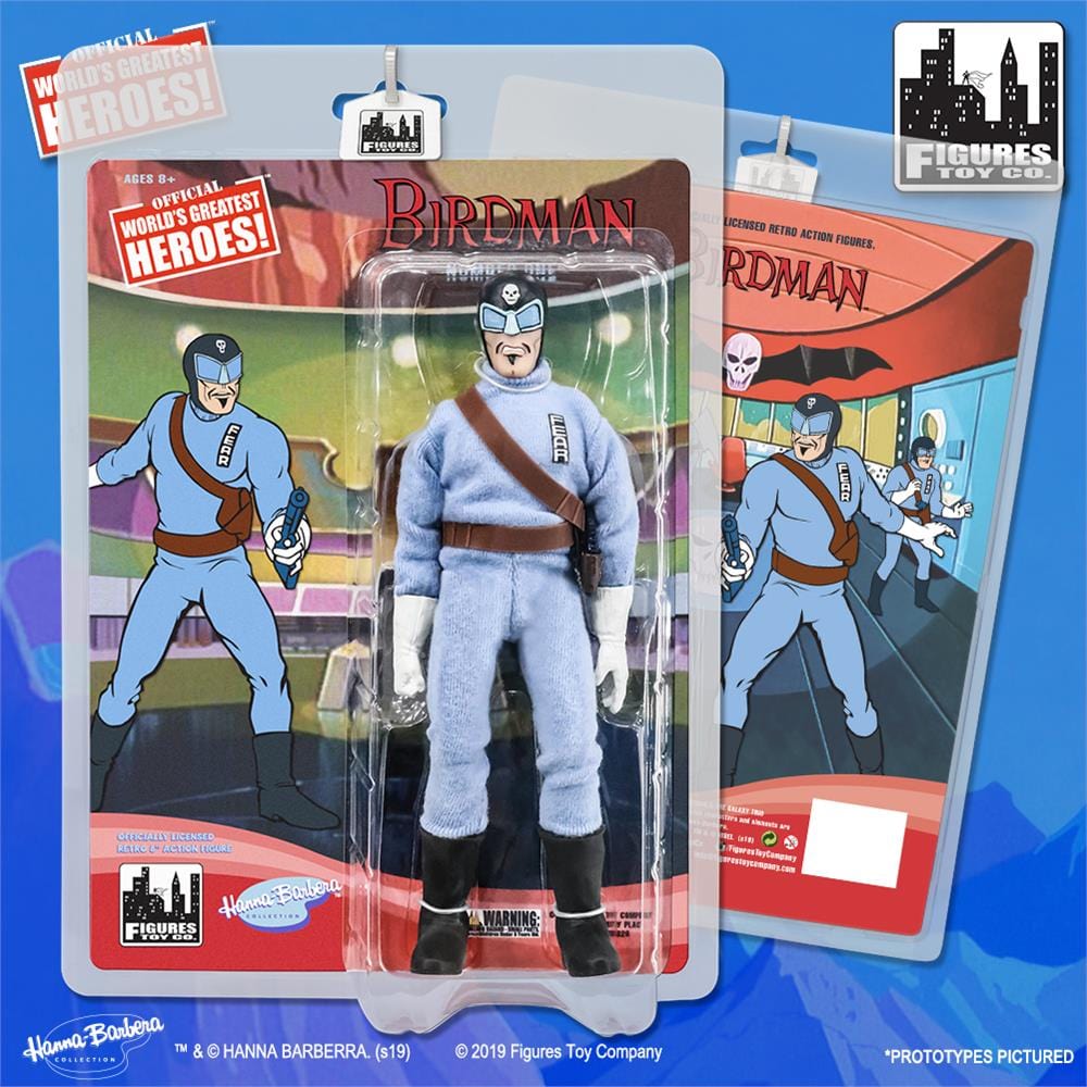 Birdman & The Galaxy Trio 8 Inch Retro Action Figures Series: Number One