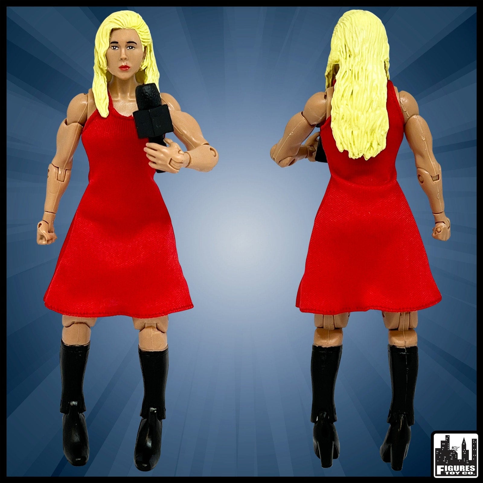 Female Interviewer for WWE Wrestling Action Figures