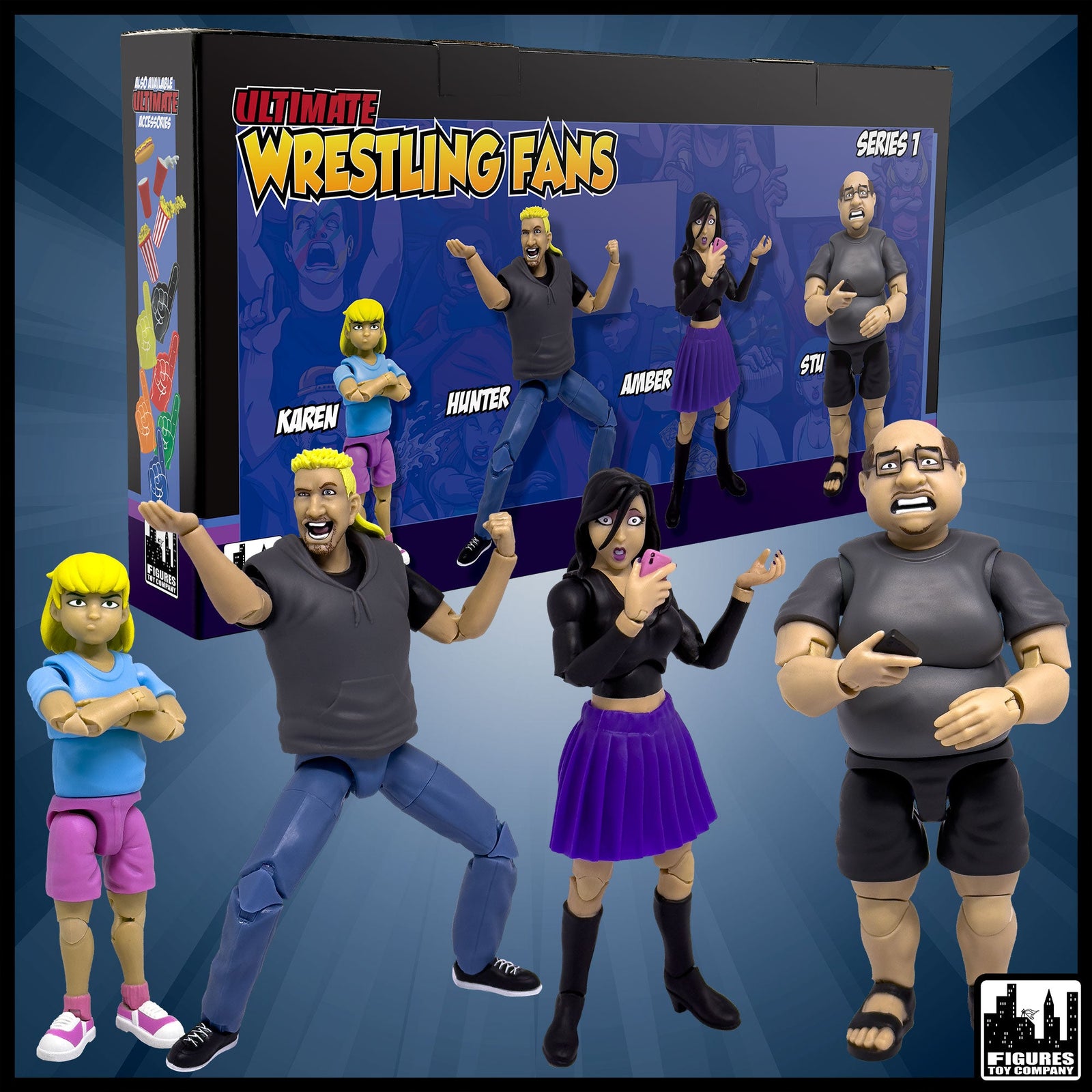 Ultimate Wrestling Fan Figures