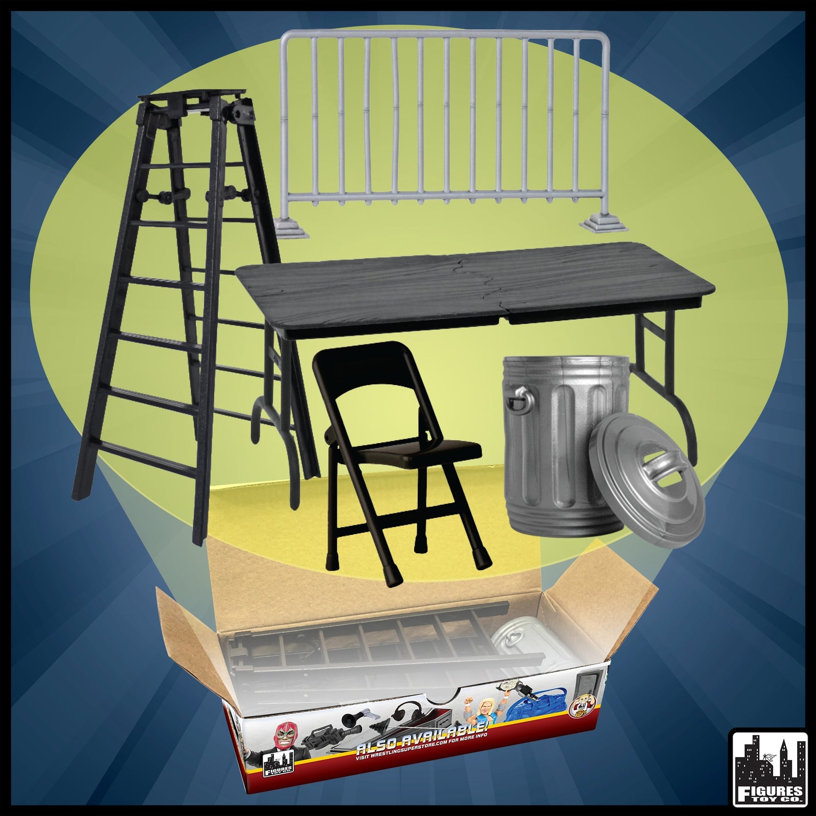 Wrestling Action Figure Accessory Sets