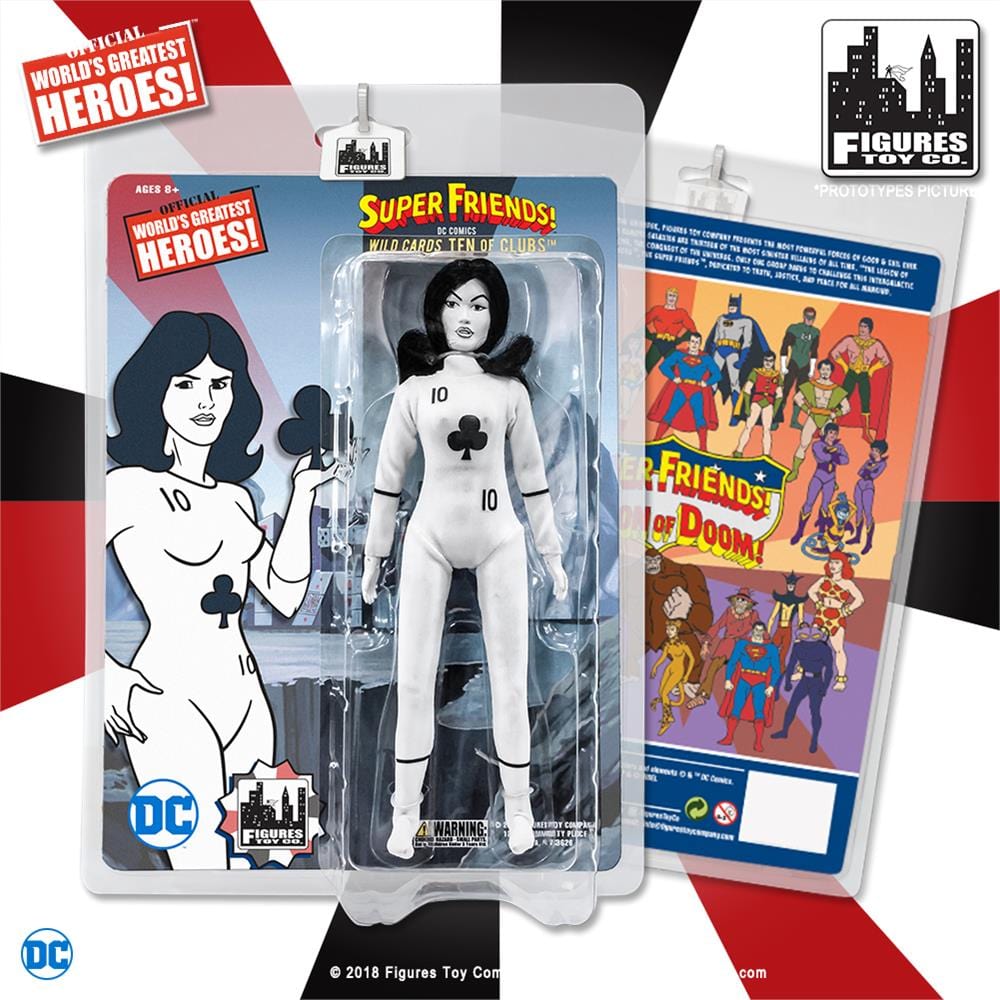 Super Friends Action Figures Wild Cards Series: Ten of Clubs