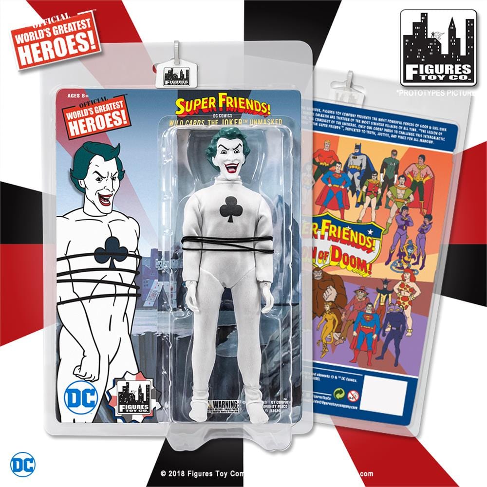 Super Friends Action Figures Wild Cards Series: The Joker [Unmasked Variant]