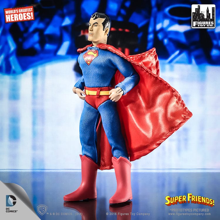Super Friends Retro 8 Inch Action Figures Series One: Superman