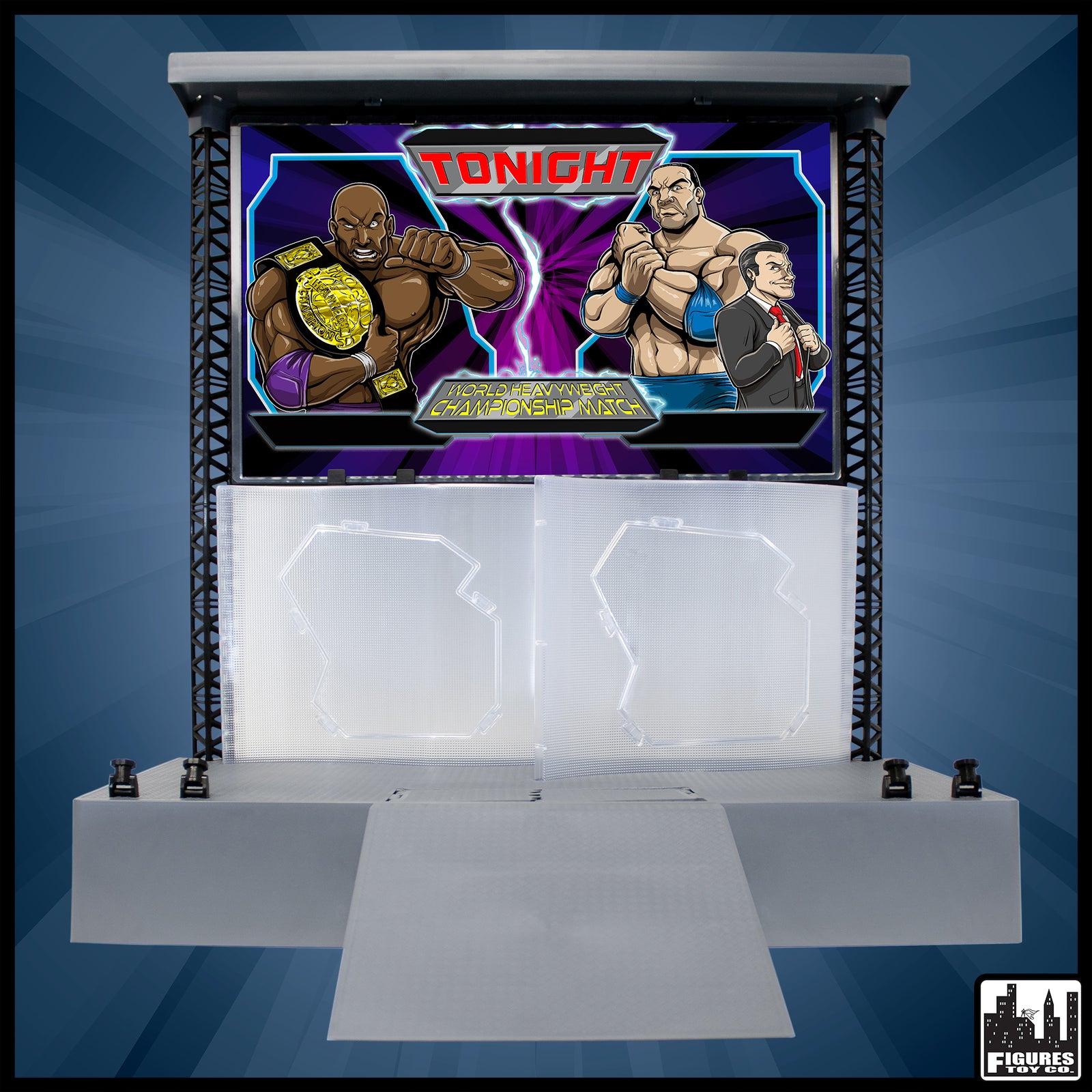 Entrance Stage for Wrestling Action Figures